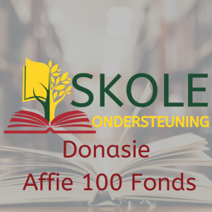 Skole ondersteuning Donasie affie 100 fonds hooffoto